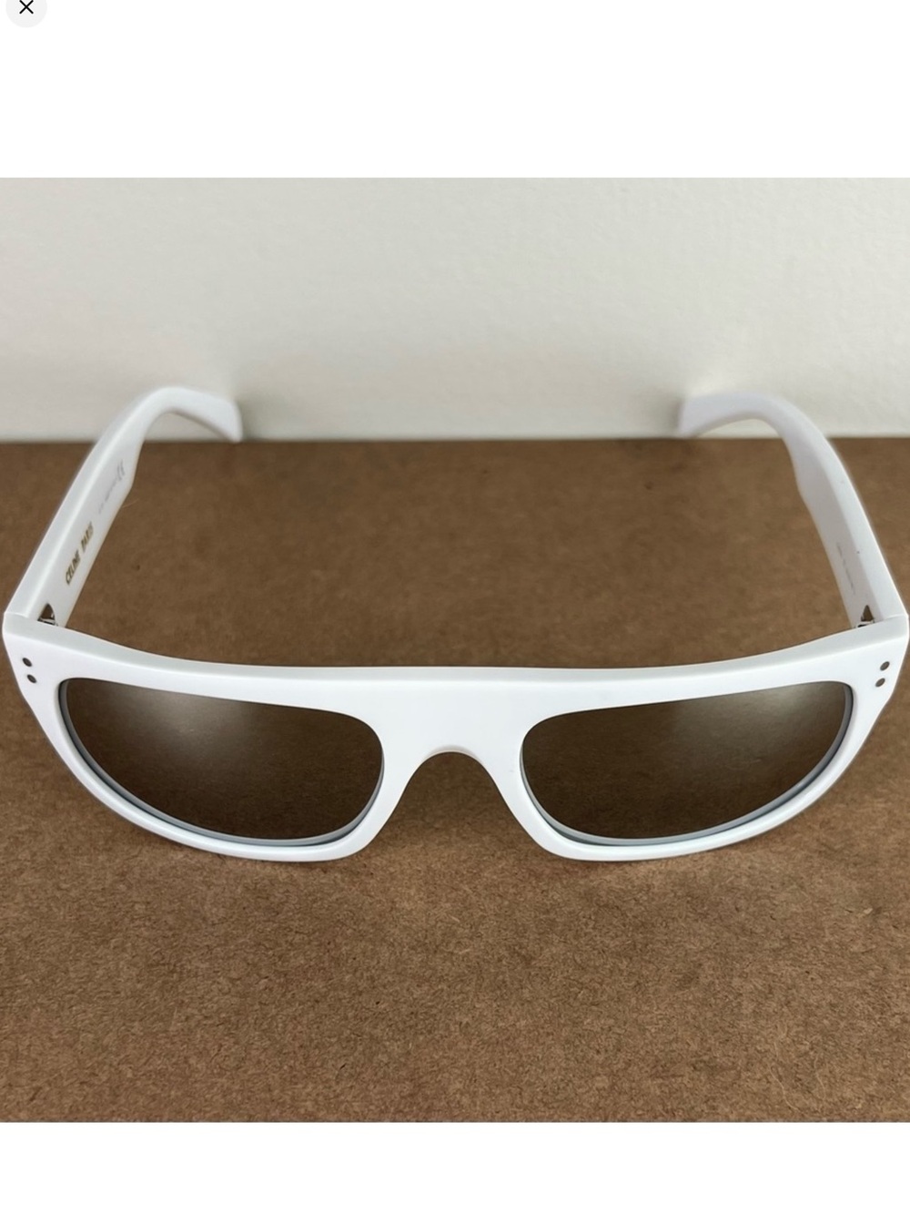 NEW CELINE WHITE MIRRORED SUNGLASSES - Picture 9 of 10